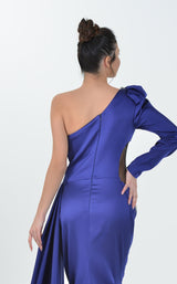 4 of 4 In Couture 5176 Dress Dark-Blue