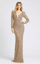 2 of 4 Mac Duggal 5177 Dress Mocha