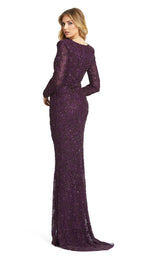 3 of 4 Mac Duggal 5177 Dress Plum