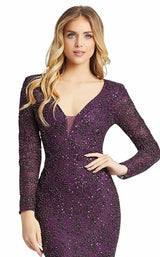 3 of 4 Mac Duggal 5177D Plum