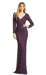 1 of 4 Mac Duggal 5177D Plum