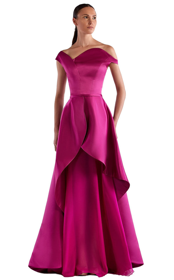 Edward Arsouni Couture SS0517 Dress Fuchsia