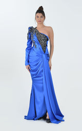 1 of 4 In Couture 5181 Dress Dark-Blue