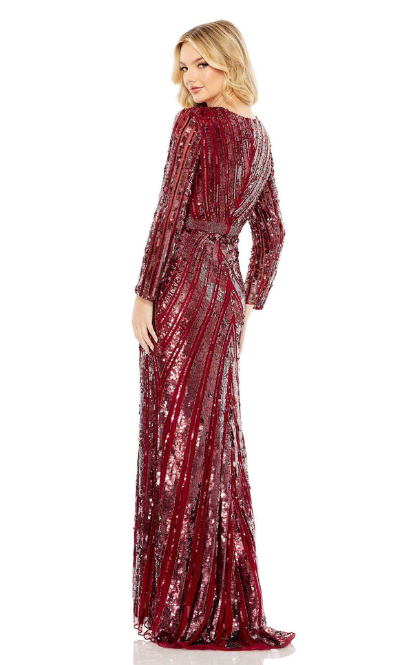 Mac Duggal 5186 Burgundy