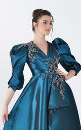 2 of 2 In Couture 5186 Dress Petrol