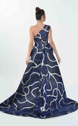 2 of 4 In Couture 5187 Dress Champagne-Navy
