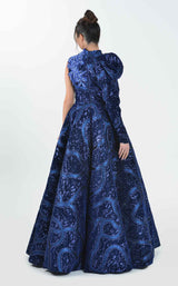 2 of 4 In Couture 5189 Dress Navy-Royal