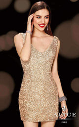 2 of 9 Alyce 4389 Pink/Champagne