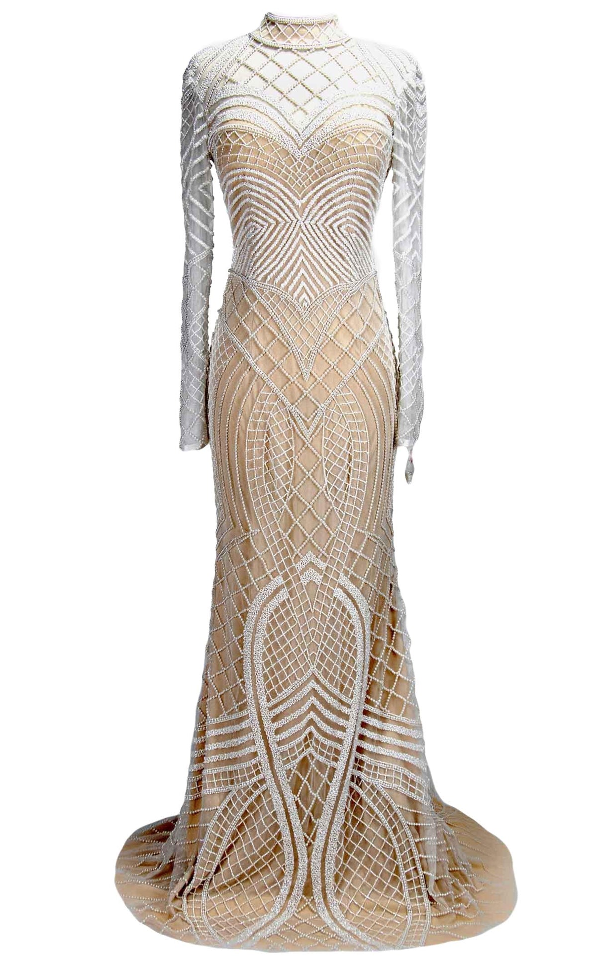 paul rekhi gold dress Paul Rekhi 5210 Dress