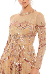 5 of 5 Mac Duggal 5217 Dress Carmel