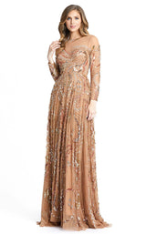 2 of 5 Mac Duggal 5217D Dress Caramel