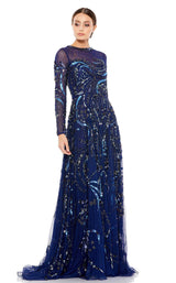 1 of 5 Mac Duggal 5217D Dress Midnight