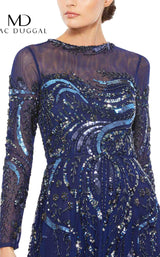 5 of 5 Mac Duggal 5217D Dress Midnight
