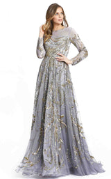 Mac Duggal 5217D Dress Platinum-Gold