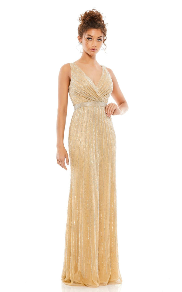 Mac Duggal 5219 Champagne