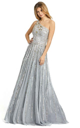 1 of 4 Mac Duggal 5220M Dress Platinum