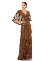 1 of 6 Mac Duggal 5221 Dress Chocolate