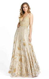2 of 4 Mac Duggal 5226 Dress Nude-Gold