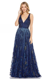 1 of 4 Mac Duggal 5226D Dress Navy