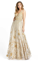 2 of 4 Mac Duggal 5226D Dress Nude-Gold