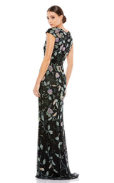 3 of 4 Mac Duggal 5229 Dress Black-Multi
