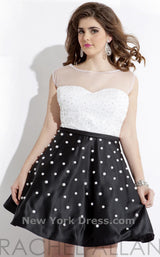 1 of 4 Rachel Allan 6780 Black/White