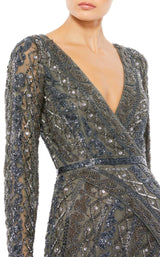 3 of 3 Mac Duggal 5235 Dress Charcoal