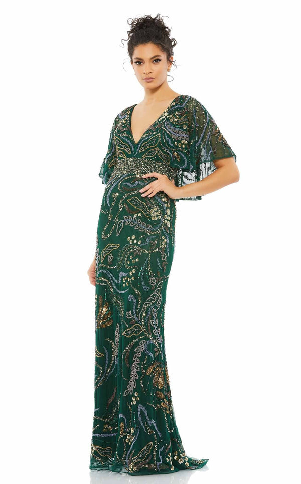 Mac Duggal 5239 Dress Emerald-Green