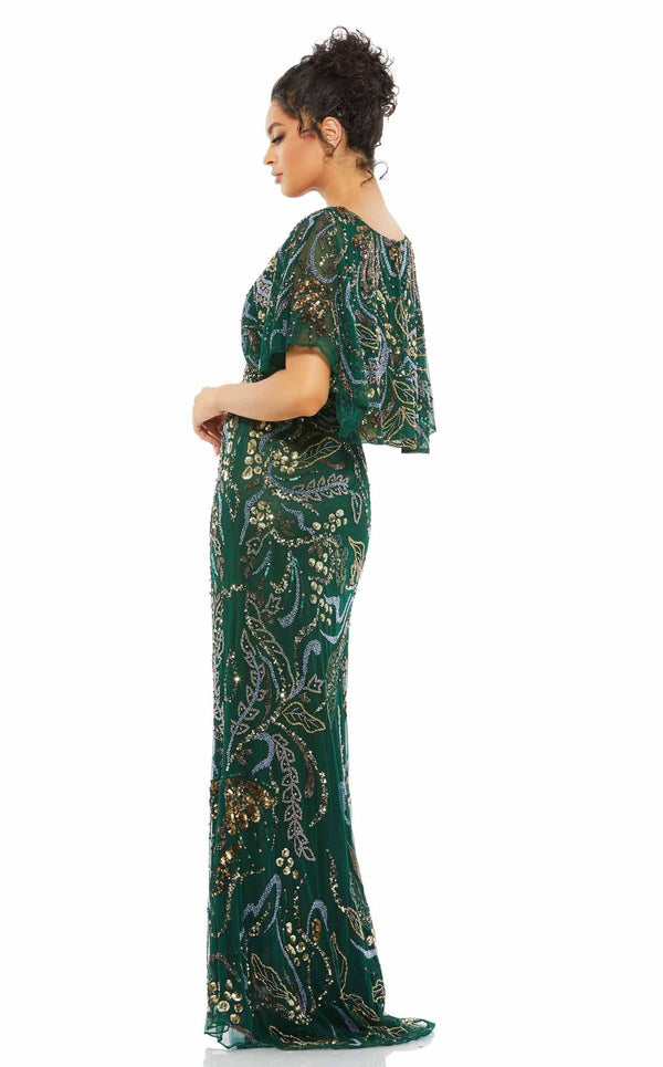 Mac Duggal 5239 Dress Emerald-Green