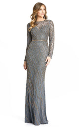 1 of 4 Mac Duggal 5240D Dress Platinum