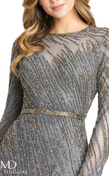 4 of 4 Mac Duggal 5240D Dress Platinum