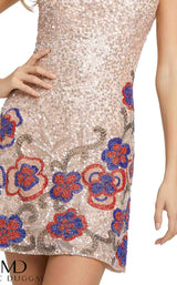 3 of 3 Mac Duggal 5250D Dress Champagne-Multi