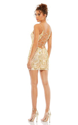 5 of 6 Mac Duggal 5251 Dress Nude