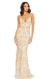 1 of 3 Mac Duggal 5309D Dress Champagne