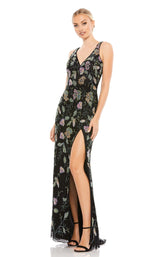 1 of 3 Mac Duggal 5313 Dress Black-Multi