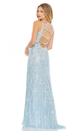 3 of 4 Mac Duggal 5366M Dress Disco-Silver