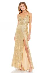 2 of 4 Mac Duggal 5366M Dress Gold