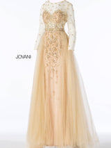 8 of 10 Jovani 53743 Gold/Gold