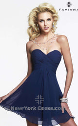 4 of 5 Faviana 7420 Navy