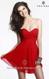 1 of 5 Faviana 7420 Red