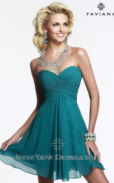 5 of 5 Faviana 7420 Teal