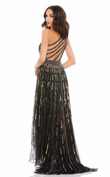 2 of 3 Mac Duggal 5381 Dress Black-Gold