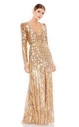 2 of 4 Mac Duggal 5382 Dress Gold