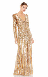 2 of 4 Mac Duggal 5382 Dress Gold