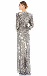 3 of 4 Mac Duggal 5382 Dress Pewter