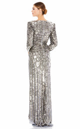3 of 4 Mac Duggal 5382 Dress Pewter