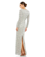 3 of 3 Mac Duggal 5395 Dress Platinum