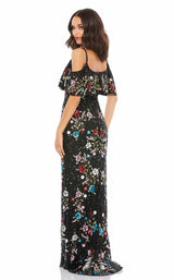 2 of 3 Mac Duggal 5398 Dress Black-Multi