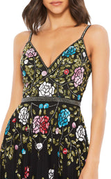 3 of 3 Mac Duggal 5400 Dress Black-Multi