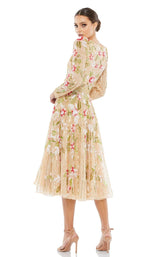 2 of 3 Mac Duggal 5415 Dress Gold-Multi